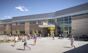 Chinook Trail Middle School Courtyard